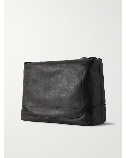 Berluti Black Un Jour Textured-Leather Messenger Bag for men