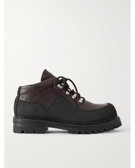 Our Legacy Black Quest Kevlar-Trimmed Leather Boots for men