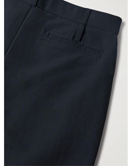 Jacquemus Blue Piccinni Wide-Leg Cotton-Blend Trousers for men
