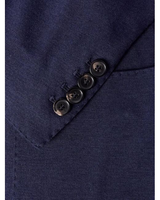 Loro Piana Sakko aus einer Kaschmir-Seidenmischung in Blue für Herren
