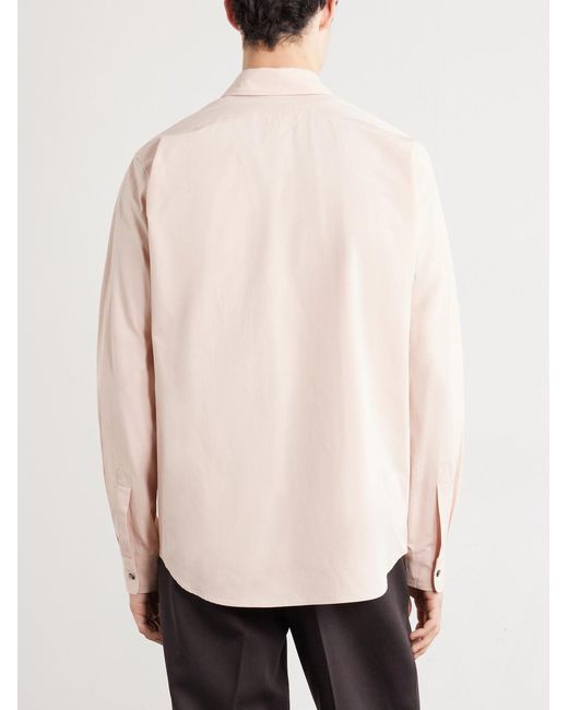 Jil Sander Natural Cotton-poplin Shirt for men