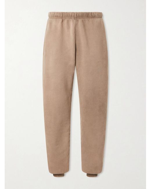 Les Tien Natural Heavyweight Structured-Fleece Cotton-Jersey Sweatpants for men