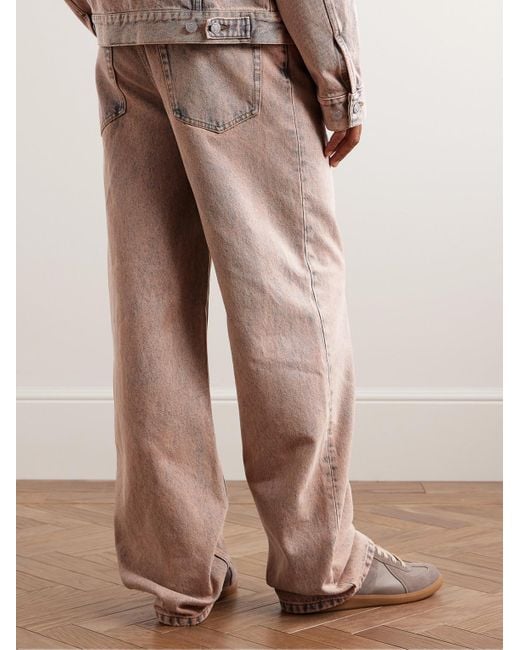 Dries Van Noten Natural Straight-Leg Jeans for men