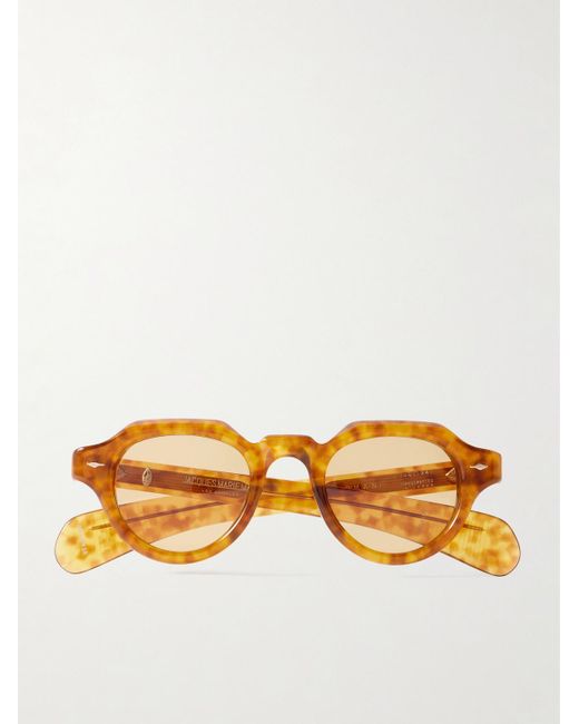 Jacques Marie Mage Orange Kellerman Round-frame Tortoiseshell Acetate Sunglasses for men