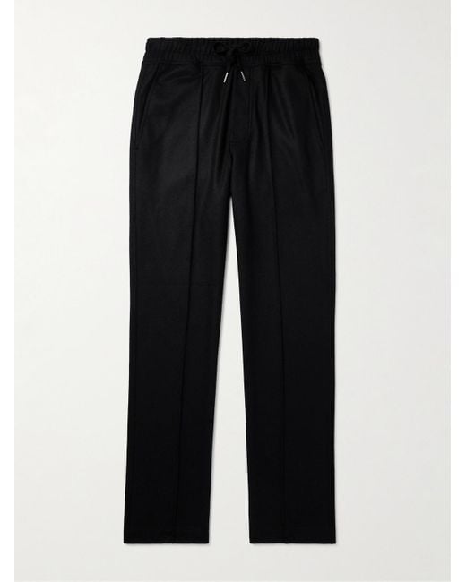 Tom Ford Straight Leg Pleated Cashmere Sweatpants in Black for Men Lyst Canada