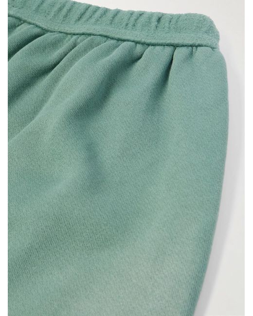 Les Tien Invert gerade geschnittene Shorts aus Baumwoll-Jersey mit Kordelzugbund in Green für Herren