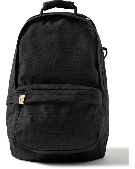 Visvim Black 22l Leather-trimmed Cordura® Backpack for men