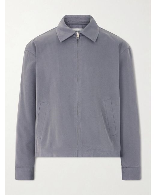 FRAME Gray Cotton-blend Trucker Jacket for men