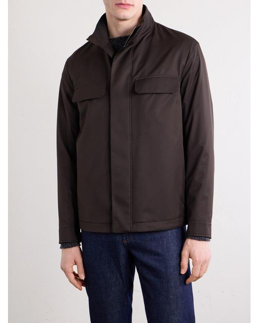 Zegna Black Shell Jacket for men