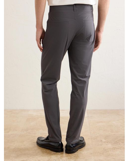 Peter Millar Gray Bingham Slim-leg Stretch-cotton Trousers for men