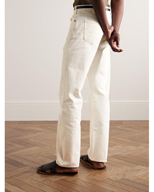 Nili Lotan Natural Billie Slim-Fit Straight-Leg Jeans for men