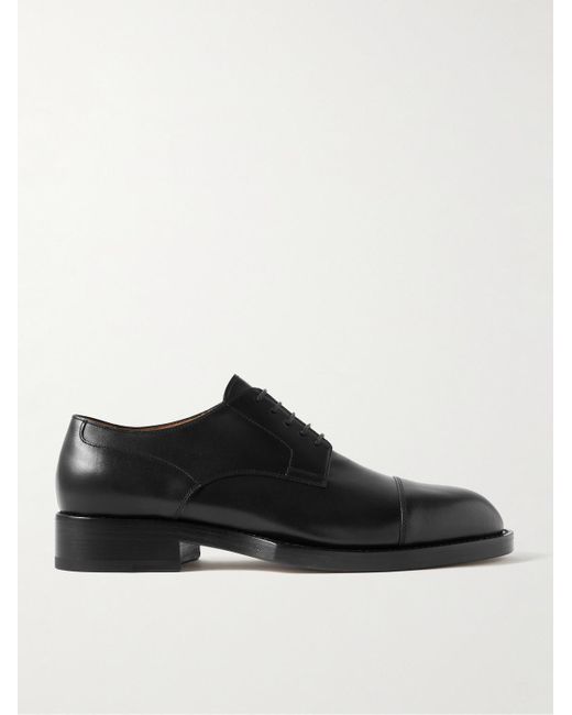 Dries Van Noten Oxford-Schuhe aus Leder mit Querkappe in Black für Herren