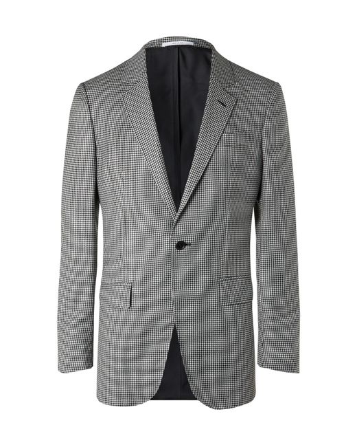 Gabriela Hearst Damien Houndstooth Virgin Wool And Cashmere-blend Suit ...