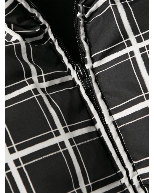 Marni Black Dingyun Zhang Oversized Checked Shell Down Jacket for men