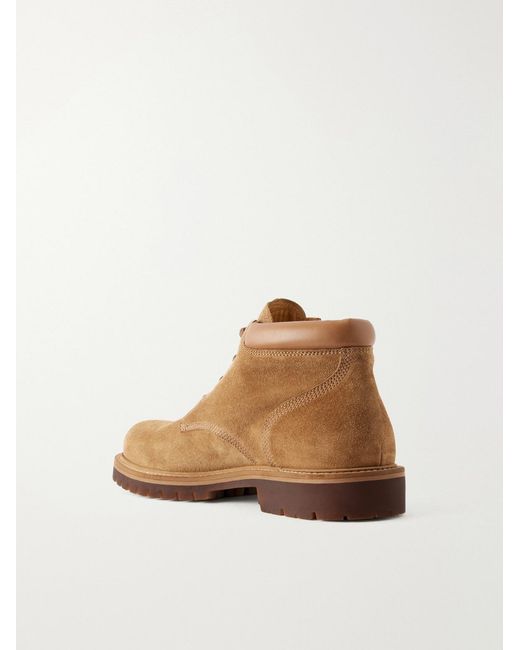 Officine Creative Brown Boss 021 Suede Boots for men