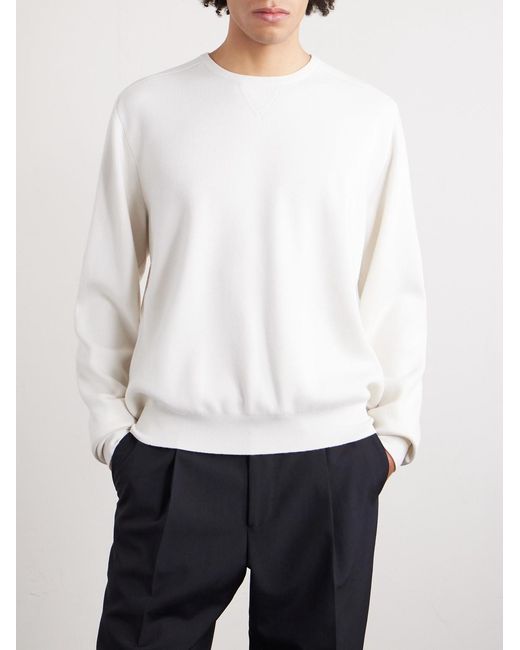 Tom Ford White Cashmere Sweater for men