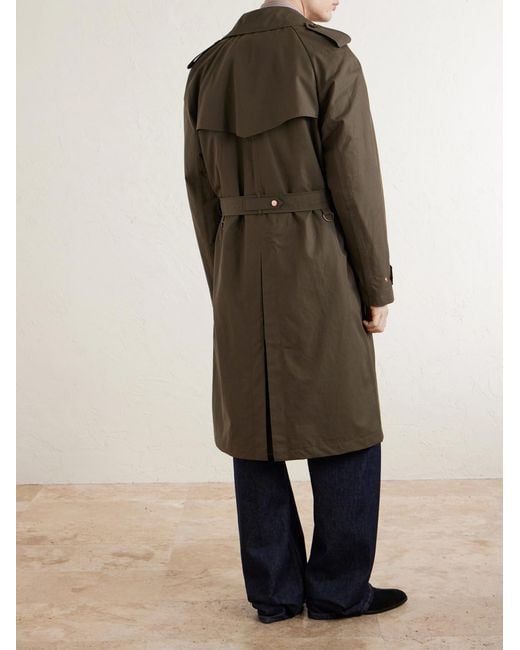 Private White V.c. Natural The Despatch Rider's Double-Breasted Belted Cotton Trench Coat for men