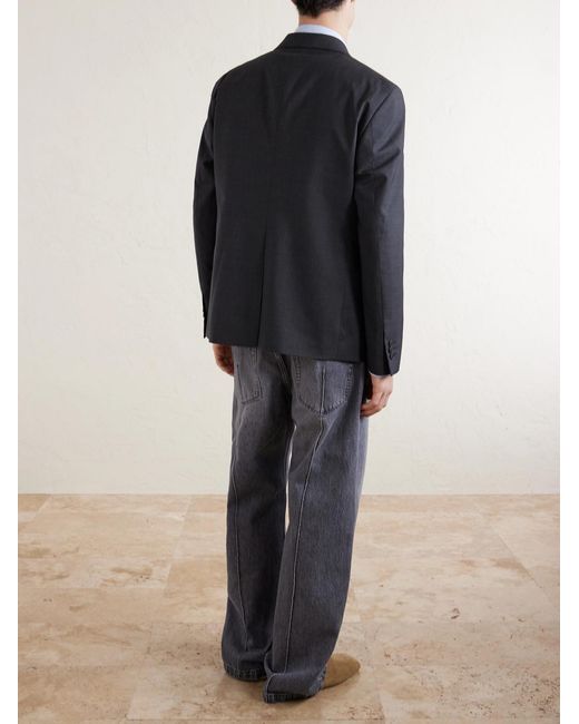 mfpen Black Wool Blazer for men