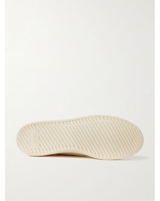 Officine Creative White Leather Slip-on Sneakers for men