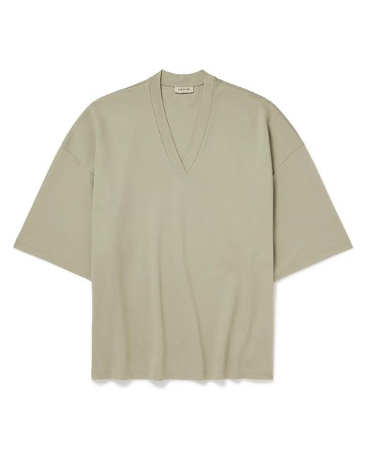 Fear Of God Natural Milano Oversized Jersey T-shirt for men