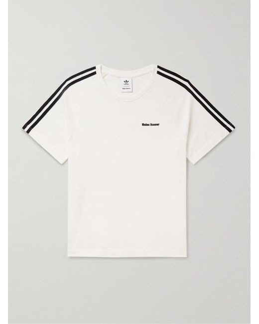 Adidas Originals Wales Bonner T-Shirt aus Biobaumwoll-Jersey mit Webband in Natural für Herren