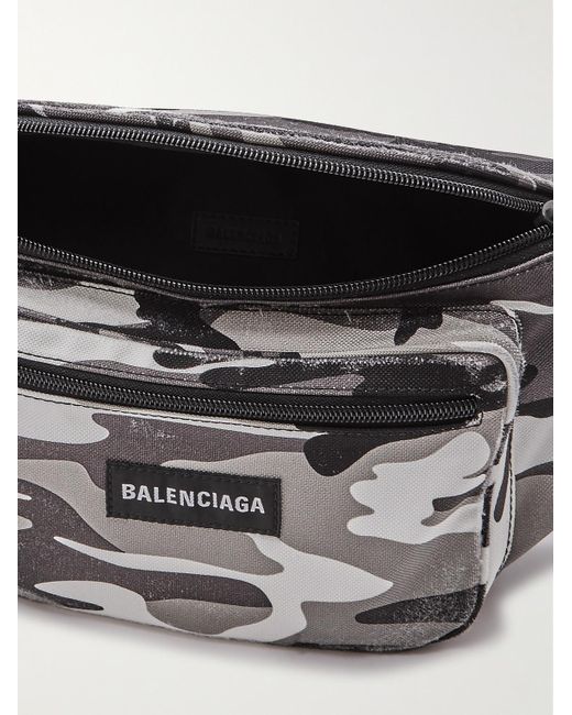 Balenciaga Explorer Gürteltasche aus Nylon mit Camouflage-Print in Black für Herren