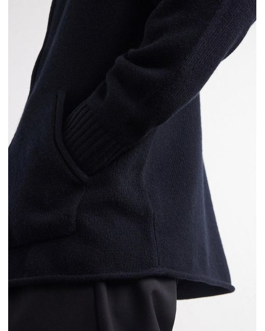 James Perse Blue Cashmere Zip-Up Cardigan for men