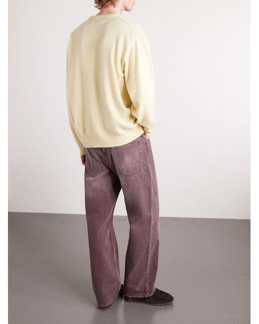 Ssstein Natural Cashmere Sweater for men