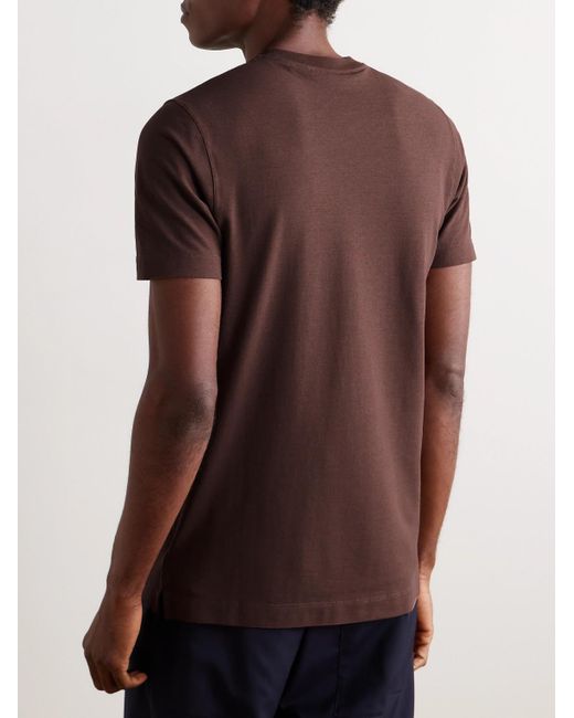 Slowear Red Slim-Fit Icecotton T-Shirt for men