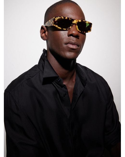 Jacques Marie Mage Multicolor Romi Rectangular-Frame Acetate Sunglasses for men