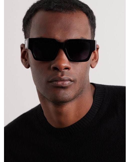 Dior Blue Cd Su Square-frame Acetate Sunglasses for men