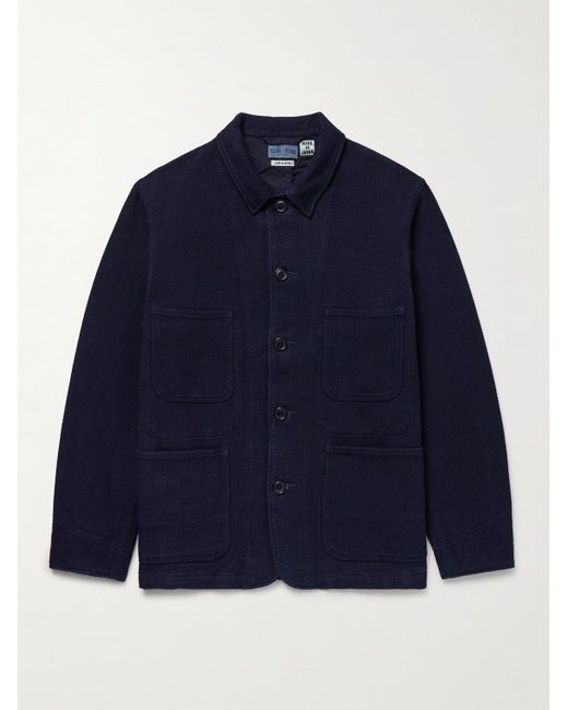 Blue Blue Japan Blue Indigo-dyed Sashiko Cotton Jacket for men