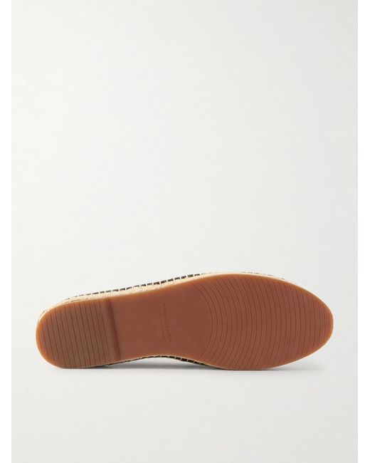 Manolo Blahnik Natural Raito Suede Espadrilles for men
