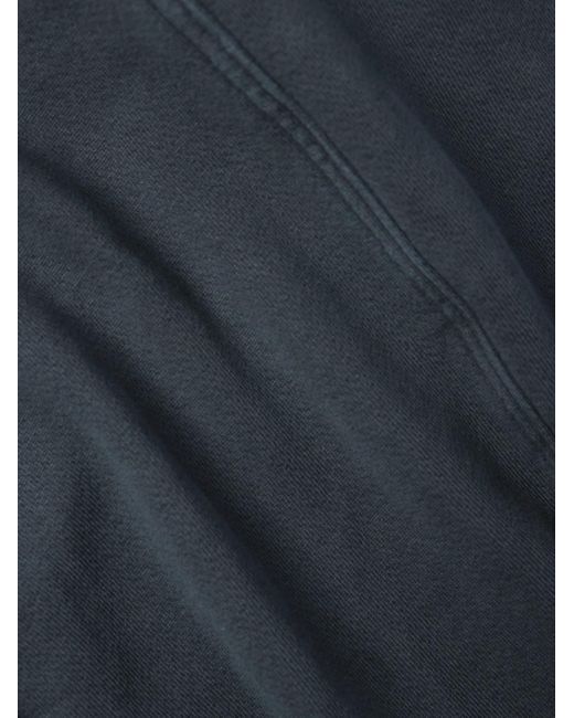 Les Tien Blue Utility Heavyweight Structured-fleece Cotton-jersey Zip-up Jacket for men