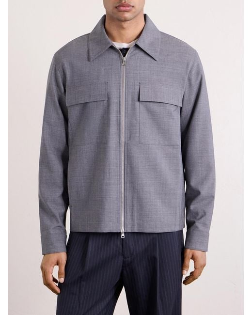 NN07 Gray Alban 10037 Zipped Jacket for men