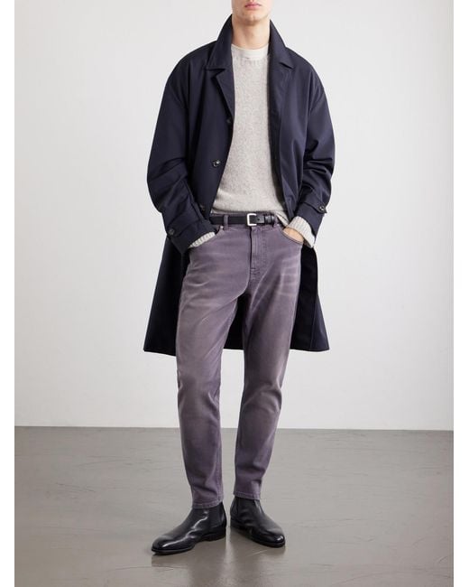 Eleventy Purple Straight-Leg Jeans for men