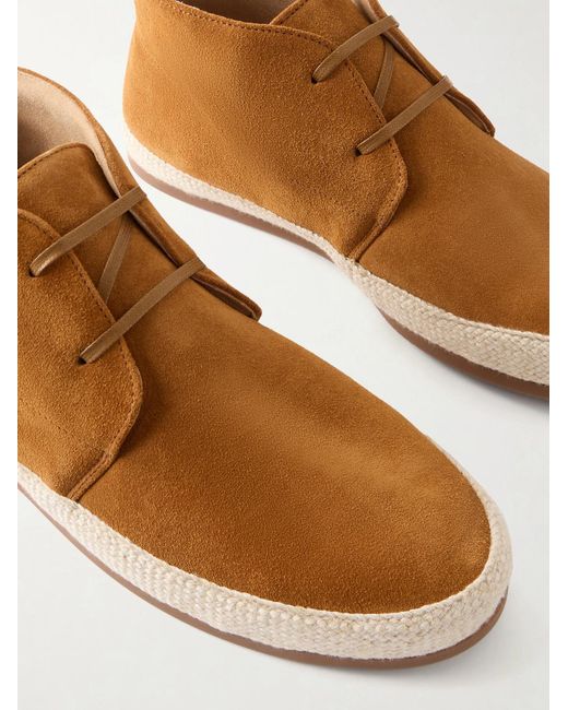 Mulo Brown Suede Desert Boots for men