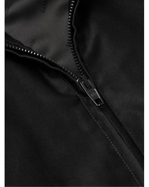 Balenciaga Black Oversized Cotton-shell Harrington Jacket for men