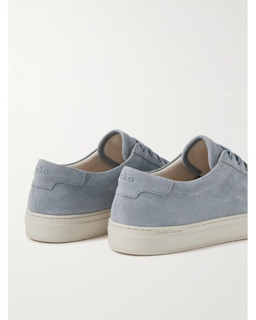 Polo Ralph Lauren Jermain Lux Sneakers aus Veloursleder in Blue für Herren