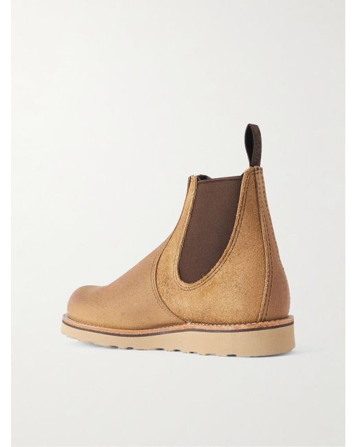 Red Wing Brown 3192 Suede Chelsea Boots for men
