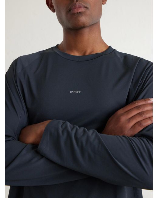 Satisfy Black Auralite Uv T-Shirt for men