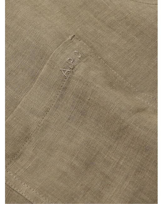 Camicia di A.P.C. in Natural da Uomo