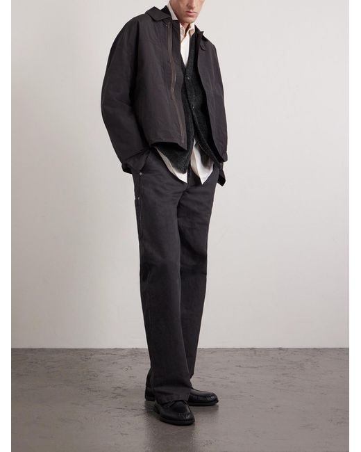 Mr P. Black Luxe Wool And Alpaca-Blend Jacket for men