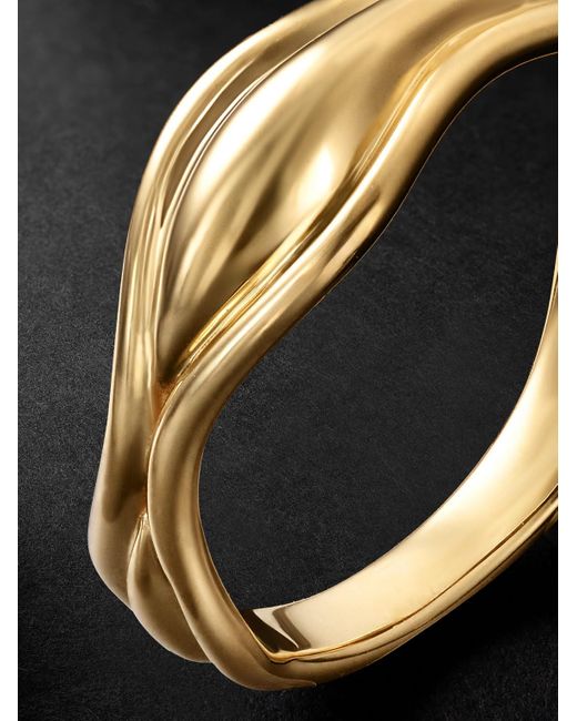 Fernando Jorge Fluid Ring aus 18 Karat Gold in Black für Herren