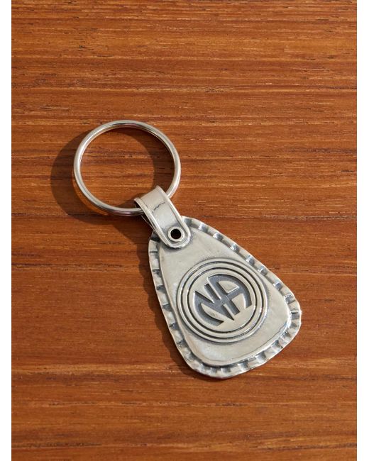 Enfants Riches Deprimes Brown Na Engraved Keyring for men