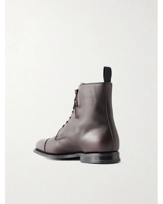 Church's Brown Edworth 2.0 Lace-Up Full-Grain Leather Boots for men