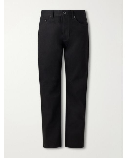 Rick Owens Black Kurdit Straight-Leg Jeans for men