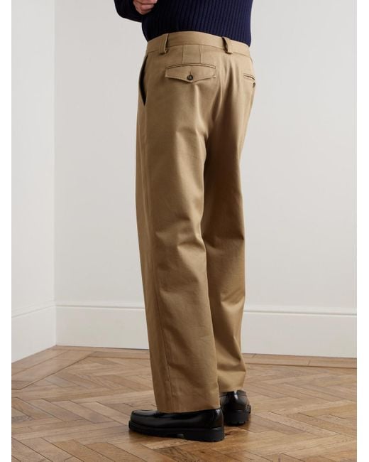 Pantaloni A Gamba Dritta di Aimé Leon Dore in Natural da Uomo