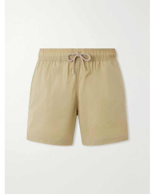 Frescobol Carioca Natural Salvador Straight-leg Mid-length Recycled Swim Shorts for men