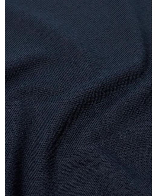 Lardini Blue Cotton T-shirt for men